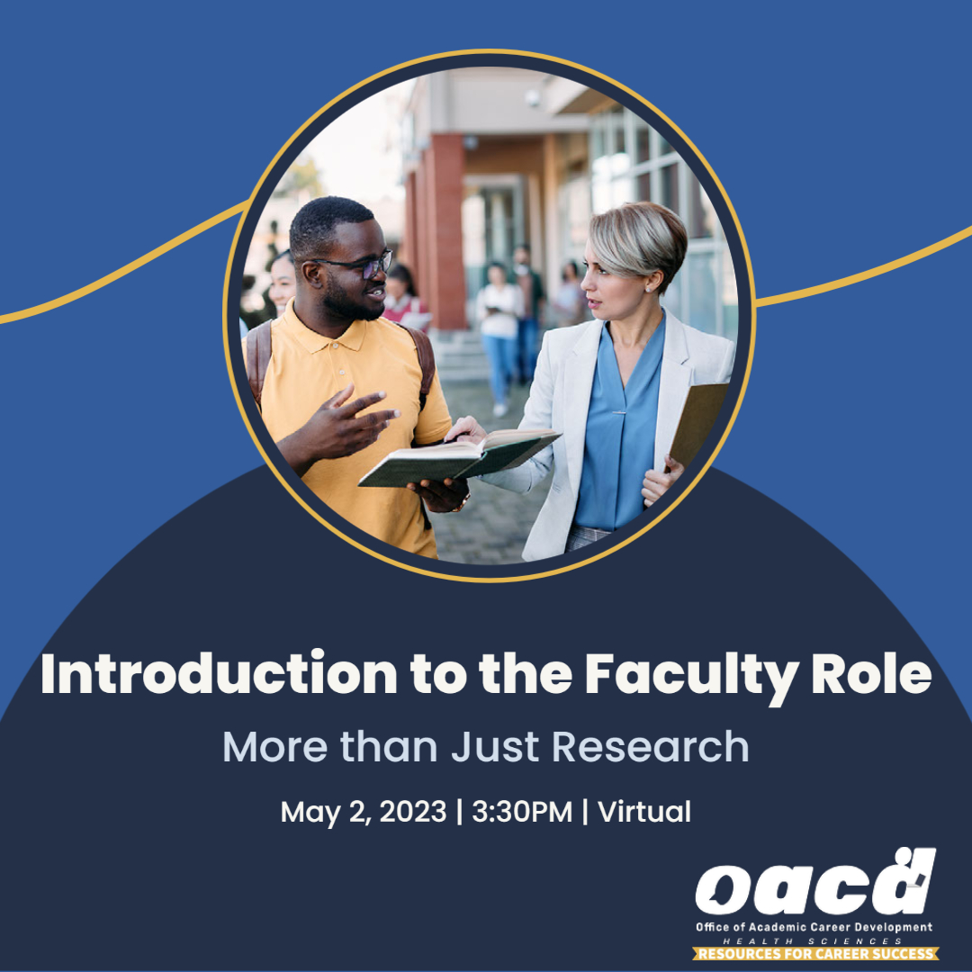 Did you know that being a faculty member is about more than just doing your own, independent research? Attend this information session next Tuesday to learn foundational knowledge about what being a faculty member is all about. Register here: pitt.zoom.us/meeting/regist…