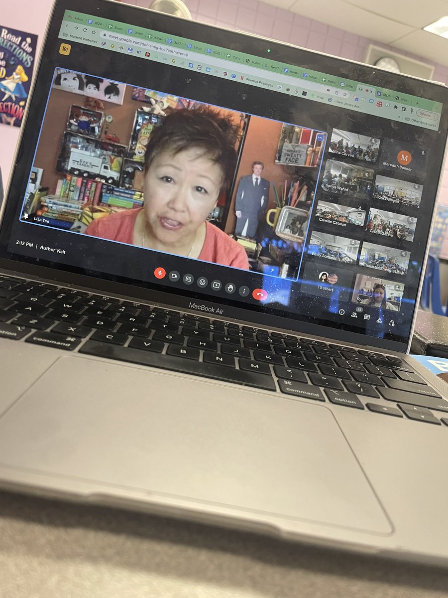 A huge thank you to @LisaYee1 for “visiting” us <a href="/lindeneauschool/">Lindeneau School</a> yesterday to talk about her life, experiences and Bobby vs. Girls (Accidentally). Our students and staff loved hearing it all!