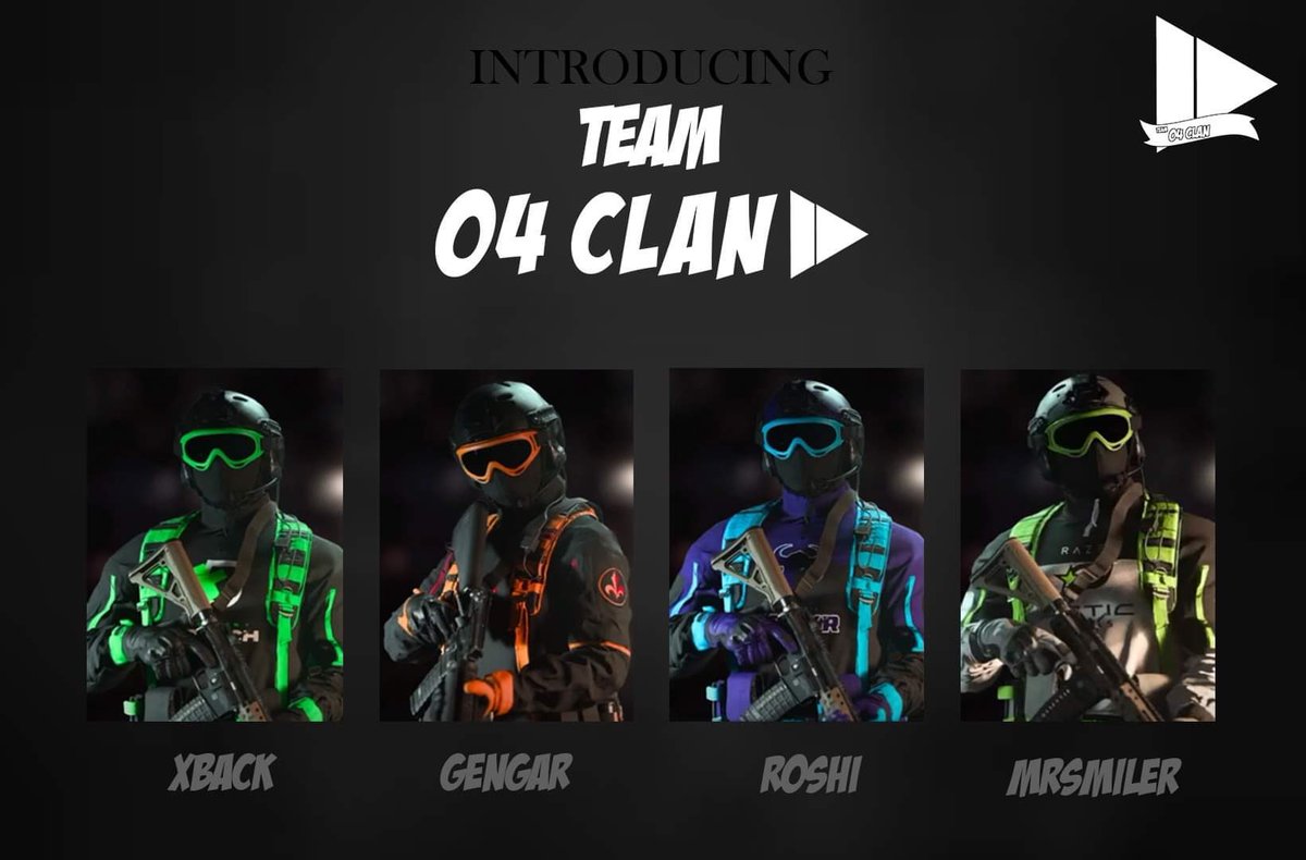 Team04Clan's tweet photo. Announcing the Roaster for our first squad https://t.co/x3lna7iKNm
