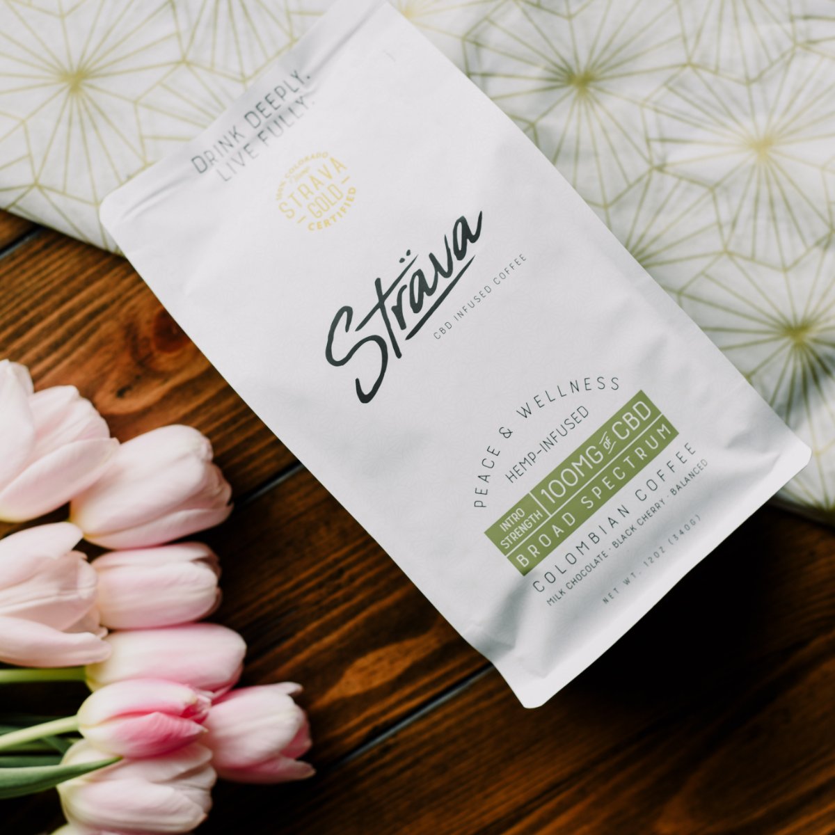 “I look forward to my cup of Strava coffee every morning and so does my husband. We love the taste plus the boost it gives our outlook on life. It eases our arthritis pain so we can carry on!” ~Susan C.