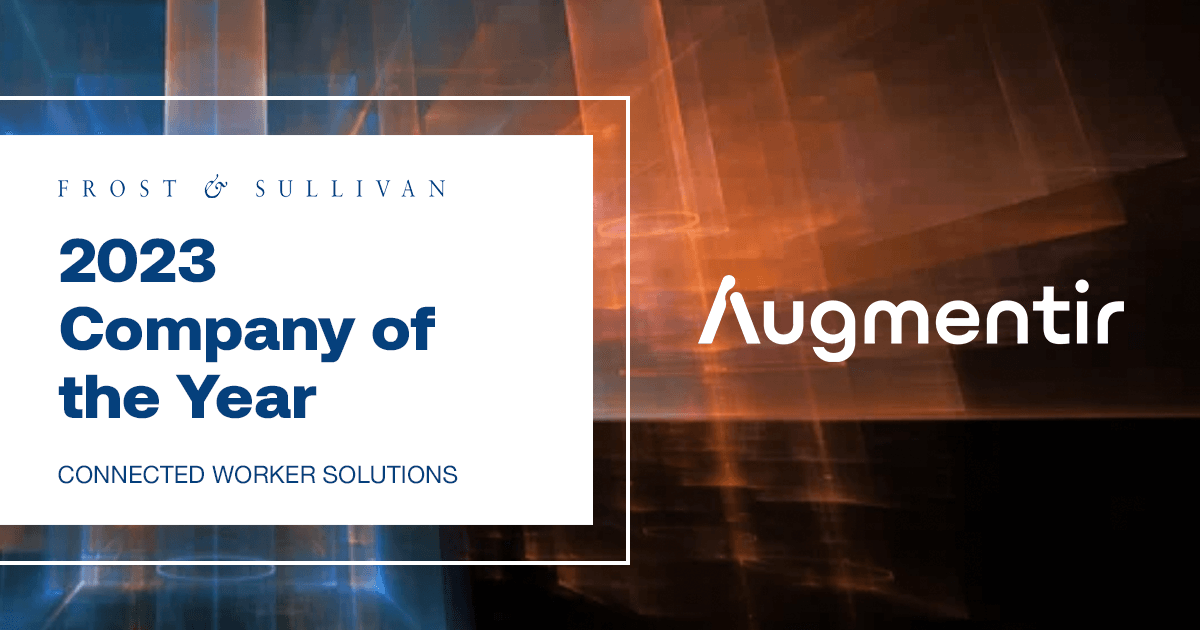 Fantastic news! @Frost_Sullivan has named us as 2023’s Company of the Year for #ConnectedWorker Solutions.

Thank you to everyone who made this possible! 

Click below to read the full news release.

bit.ly/Augmentir-Fros…

#AI #technology #Award