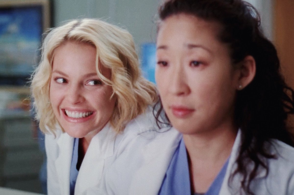 me                           my friend just starting
                                      grey’s anatomy