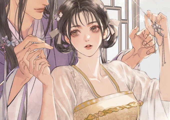 นานๆ ได้วาดสาวจีน 