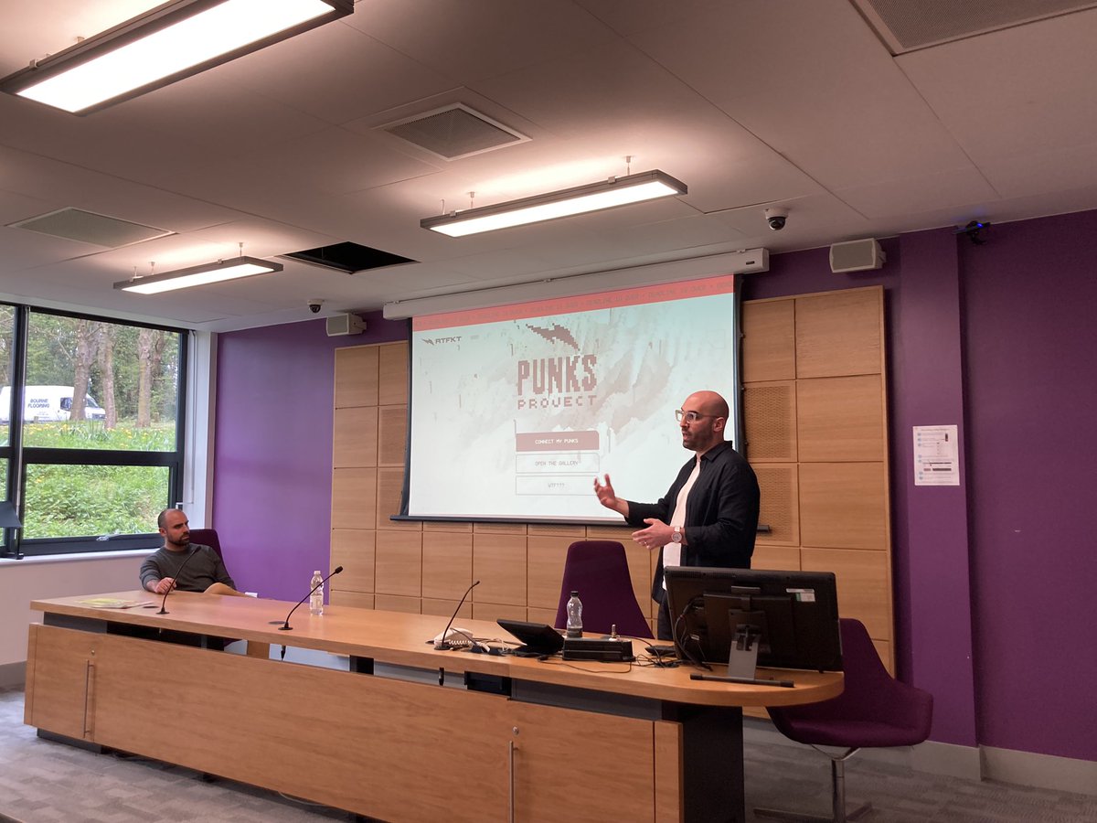 Today Salvo Fasciana <a href="/SussexLaw/">Sussex Law</a> hosted <a href="/omribouton/">Omri Bouton</a> from Sheridans for a lecture and discussion on NFTs in the Creative Industries. A truly insightful and fun debate for our LLB and LLM students.