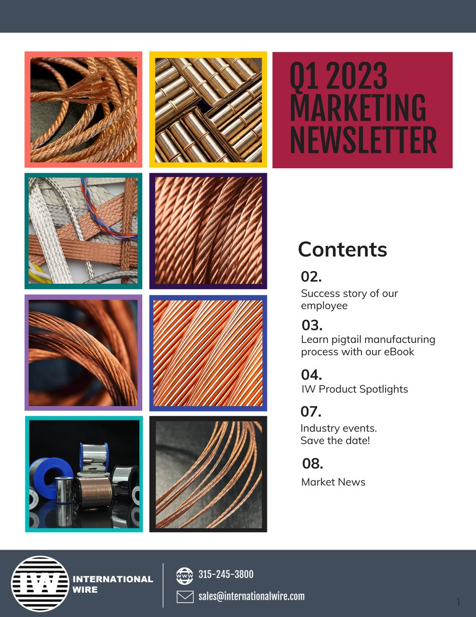 International Wire published Q1 2023 Marketing Newsletter. Please read our news!
internationalwire.com/blog/q1-2023-m…
#internationalwire #marketingnewsletter #wiredforsuccess