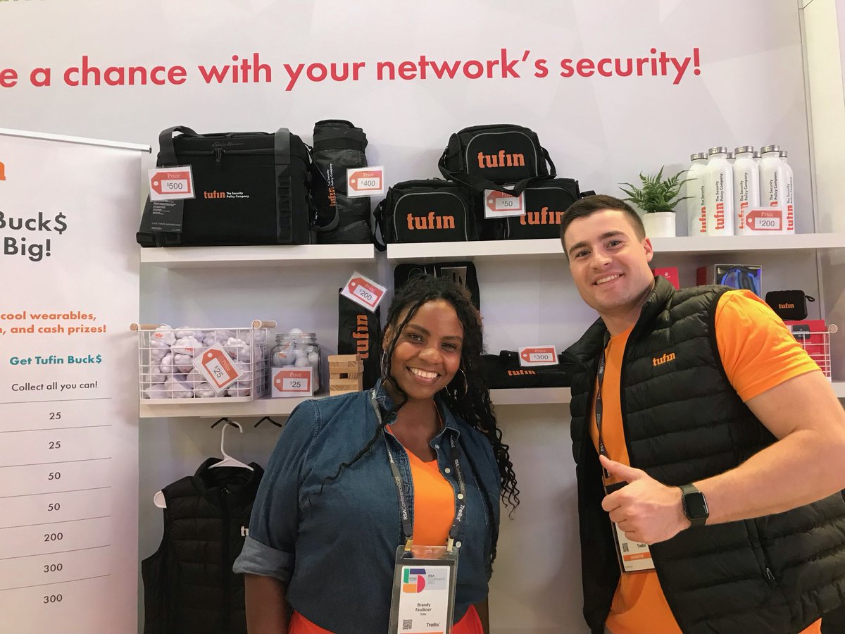 TufinTech's tweet photo. Are you at #RSAC? Stop by our booth (#5670) in the Moscone North Expo Hall to see a preview of our upcoming product release, which will deliver best-in-class network access automation &amp; #security policy management for Microsoft #Azure and #CiscoMeraki. https://t.co/98HUJlAB7x https://t.co/4e8g7ySoKr