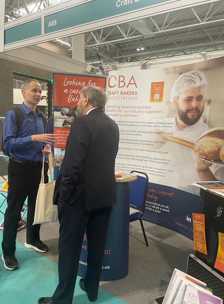 craft_bakers's tweet photo. Another great day @Foodex for the CBA Team today. Getting us excited for our very own Business Day on 14th June in London (call 01920468061 to book tickets). #foodex2023 #foodex #craftbakersassociation #craftbaking #artisanbaking #bakerysupport #bakingbusiness  #sustainablebaking https://t.co/Wd3llUGfSn
