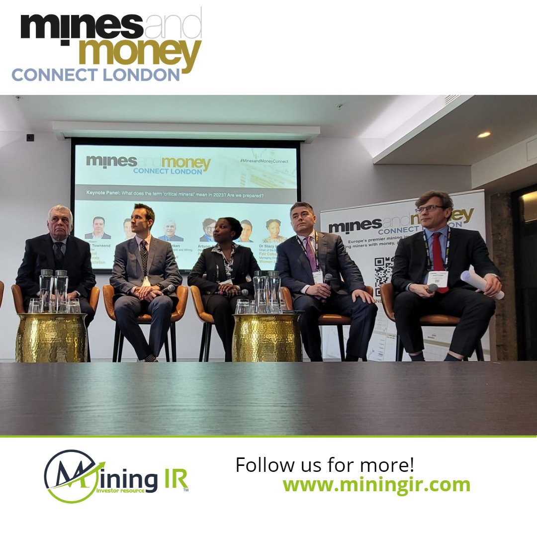 MiningirMedia's tweet image. From the Floor of #MinesandMoneyConnect 2023 #speakerpanel #mining #mining #miningstocks #miningconference #miningevent #criticalminerals #miningIR