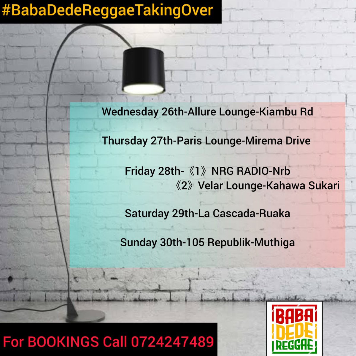 McTeargas's tweet photo. This week we roll out🚦🚦 #BabaDedeAt9 https://t.co/1a49RFF9SA