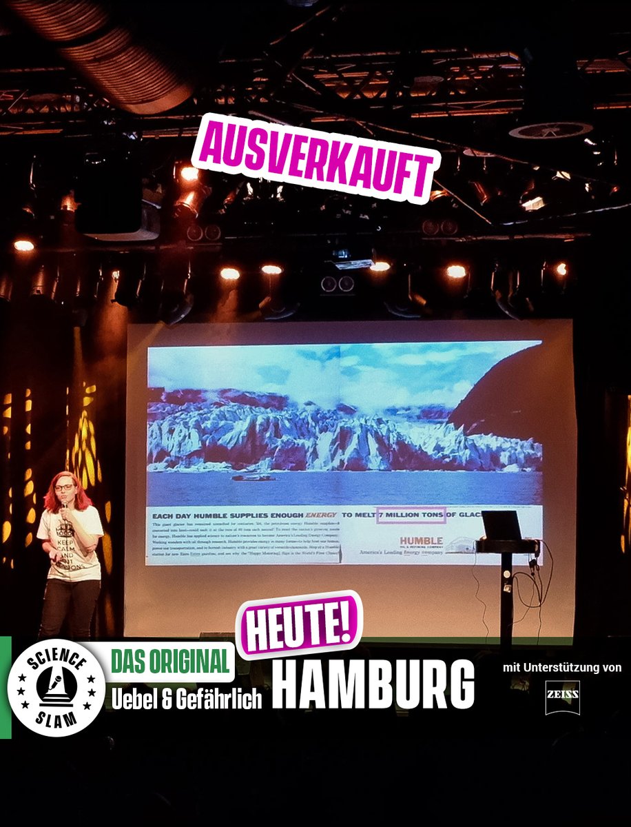 scienceslam's tweet photo. Science Slam meets Fischbrötchen. Es wird wieder geslammt, charmante Slammys mit leidenschaftlichem Forschergeist. Heute Abend im Uebel &amp; Geährlich in Hamburg. Wir freuen uns auf Euch!

Vielen Dank an unseren Partner und Sponsor @zeissgroup.

#scienceslam #wisskomm #ZEISS https://t.co/p77Ub62h9q
