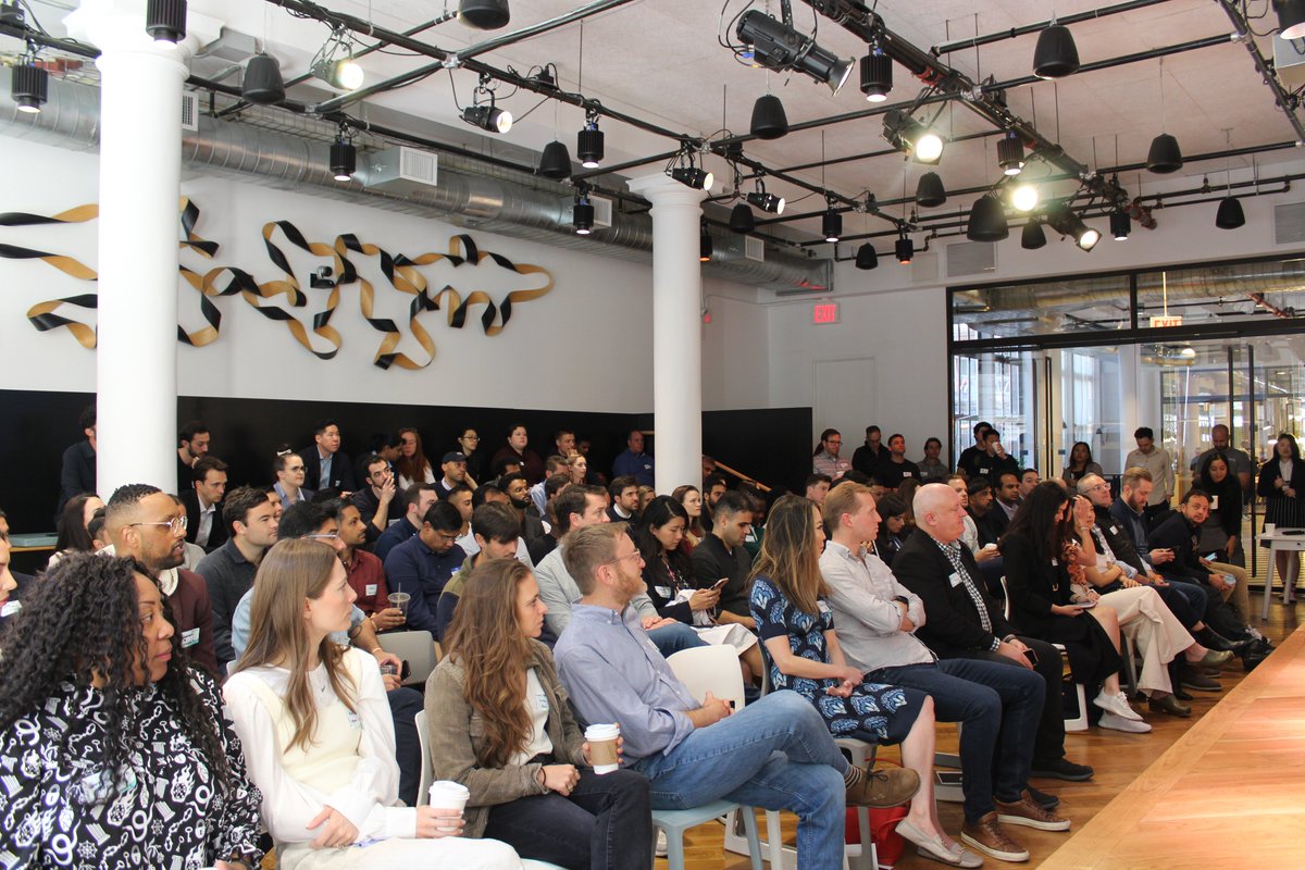 Kicking off day 2 of #NYFinTechWeek with our Investor Reverse Pitch Breakfast! 🎤💥

Thank you to <a href="/anthemis/">Anthemis</a>, <a href="/btv_vc/">Better Tomorrow Ventures</a>, @edisonventure, <a href="/oakhcft/">Oak HC/FT</a>, <a href="/Techstars/">Techstars</a>, TTV Capital, <a href="/VestigoVentures/">VestigoVentures</a>, <a href="/veseyventures/">veseyventures</a> &amp; <a href="/HoltXchange/">THE HOLT XCHANGE</a> for pitching.

+ Thank you @firstrepublic for sponsoring. ☕️