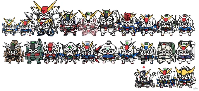 One more gundam per day,Day 23I'm thinking pause at day 30,and change a subject next month 