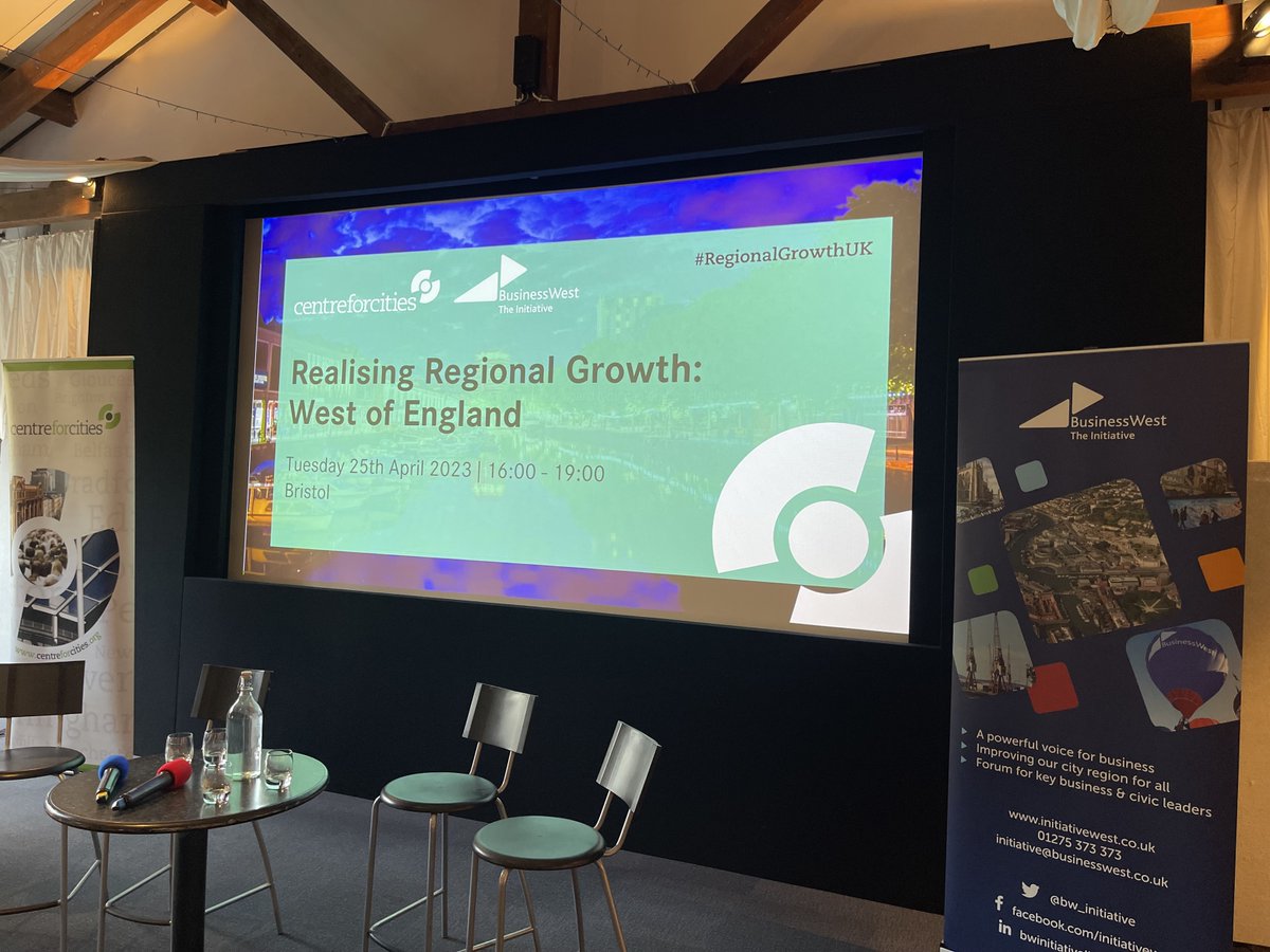 bw_businesswest's tweet image. The Realising Regional Growth: West of England conference in partnership with @CentreforCities is live at The Watershed.

Speakers include: @MarvinJRees, John Godfrey, @JoDally2 &amp;amp; @Richbonner.

#RealisingRegionalGrowth #WestofEngland #LevellingUp