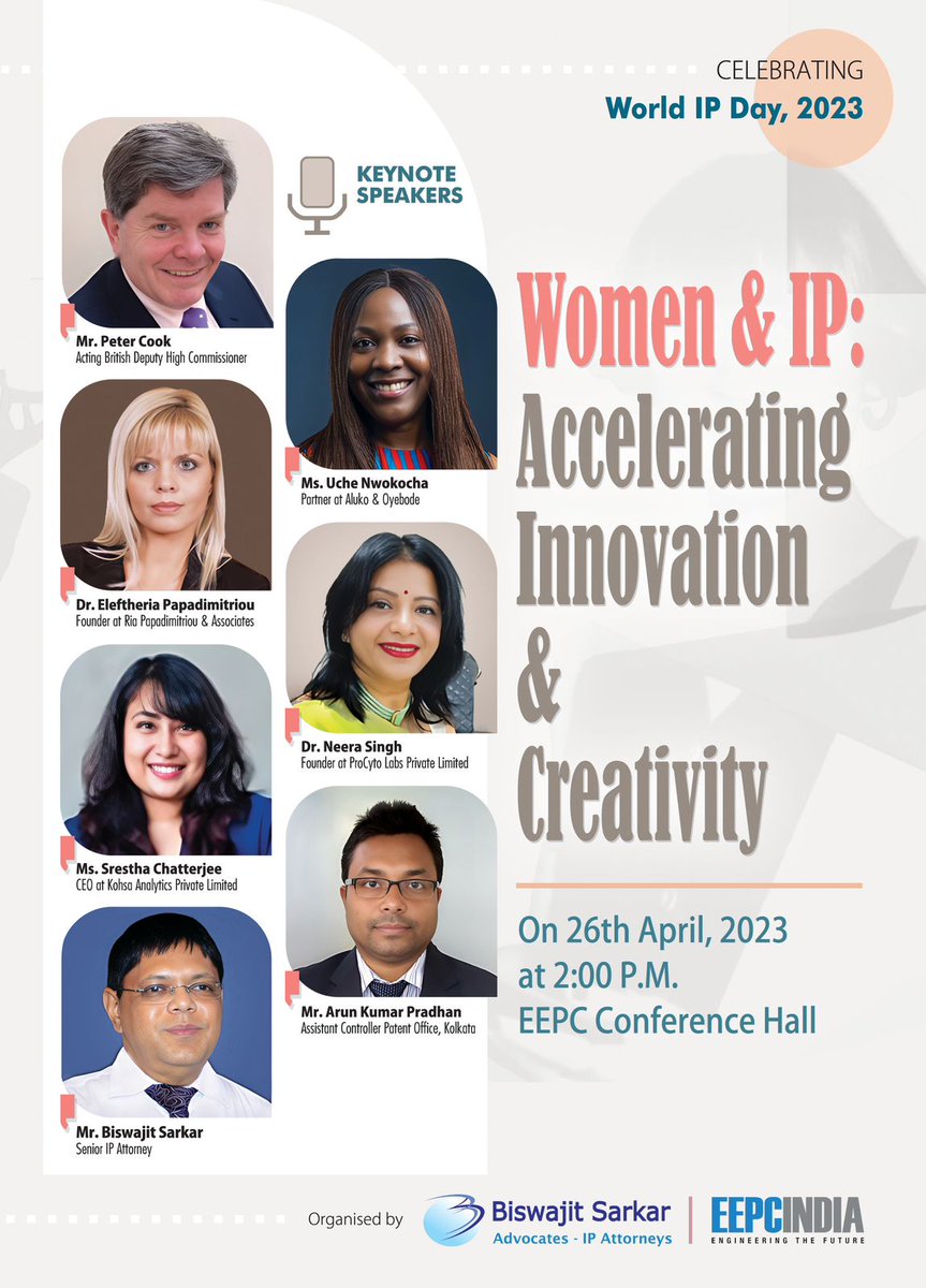 Aluko_Oyebode's tweet photo. The World Intellectual Property Organization (WIPO) theme of the year; “Women and IP: Accelerating innovation of creativity” will be showcasing several topical issues with emphasis on the various roles of women in the space. https://t.co/8ySVFbr2jU