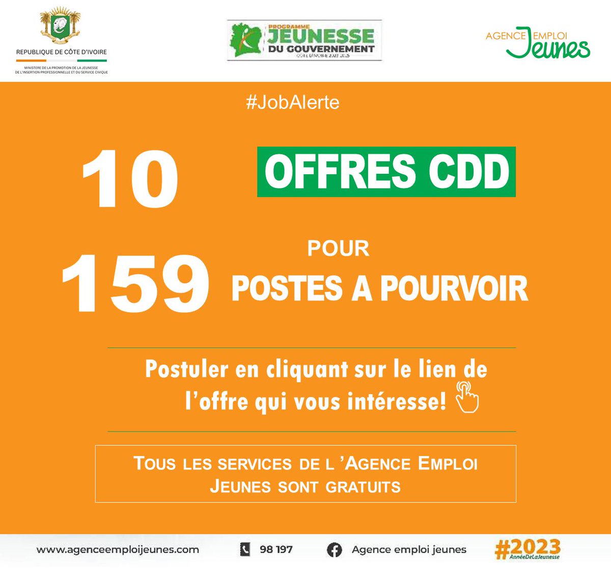 mpjipsc's tweet photo. #2023AnnéeDeLaJeunesse
𝐈𝐧𝐬𝐞𝐫𝐭𝐢𝐨𝐧 𝐝𝐞𝐬 𝐣𝐞𝐮𝐧𝐞𝐬 : 𝐎𝐟𝐟𝐫𝐞𝐬 𝐂𝐃𝐃
En savoir plus 📷 https://t.co/3aENWtIWt7
#MPJIPSC #Insertion #Emploi #Jeunesse #stageecole #stage #jeunes #Formation #CDD #CDI #PJGOUV https://t.co/Ldp9eksQCz