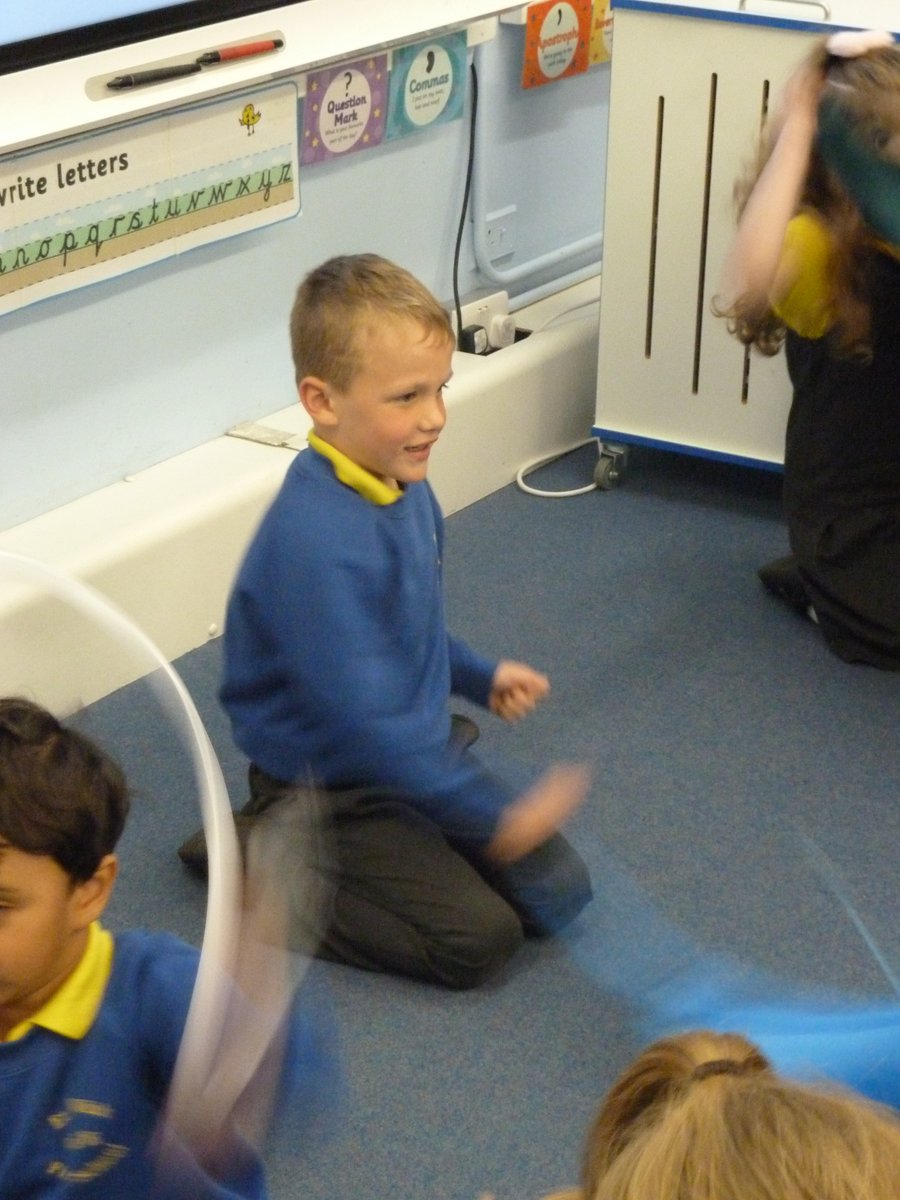 etonwickschool's tweet photo. Year 2 enjoyed listening to Polka’ by Dmitri Shostakovich and free dancing to the music using ribbons and material. They incorporated different heights to their sequence as well as alternating hands and movements. @SingUpTweets https://t.co/XRUFbTdXlr