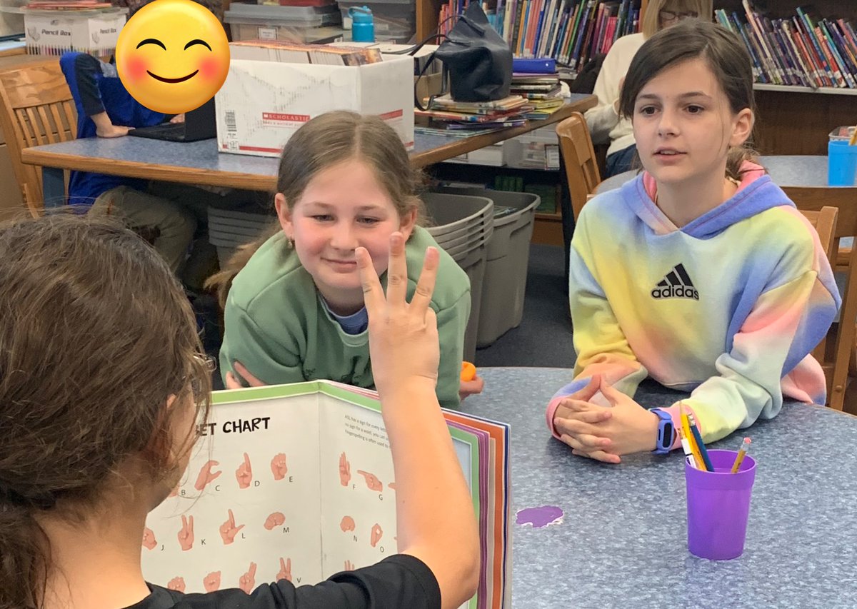 scotto_educator's tweet image. Morning began with @CBS_Bethpage exploring ASL! We learned the alphabet &amp;amp; our names. Love their dedication! @sci345 #CBSProud #WeAreBethpage #americansignlanguage #ASL