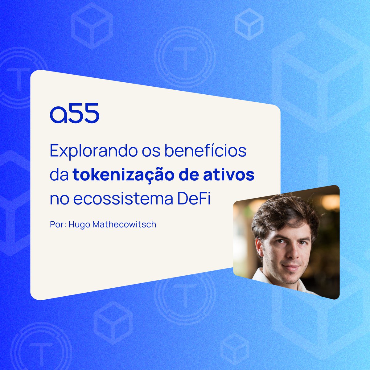 A tokenização de ativos é uma das inovações mais importantes do ecossistema DeFi. Ela oferece uma maneira de representar ativos físicos e digitais como tokens na blockchain.

Quer saber mais? Acesse o artigo escrito pelo nosso CEO Hugo Mathecowitsch: bit.ly/40C1W3V