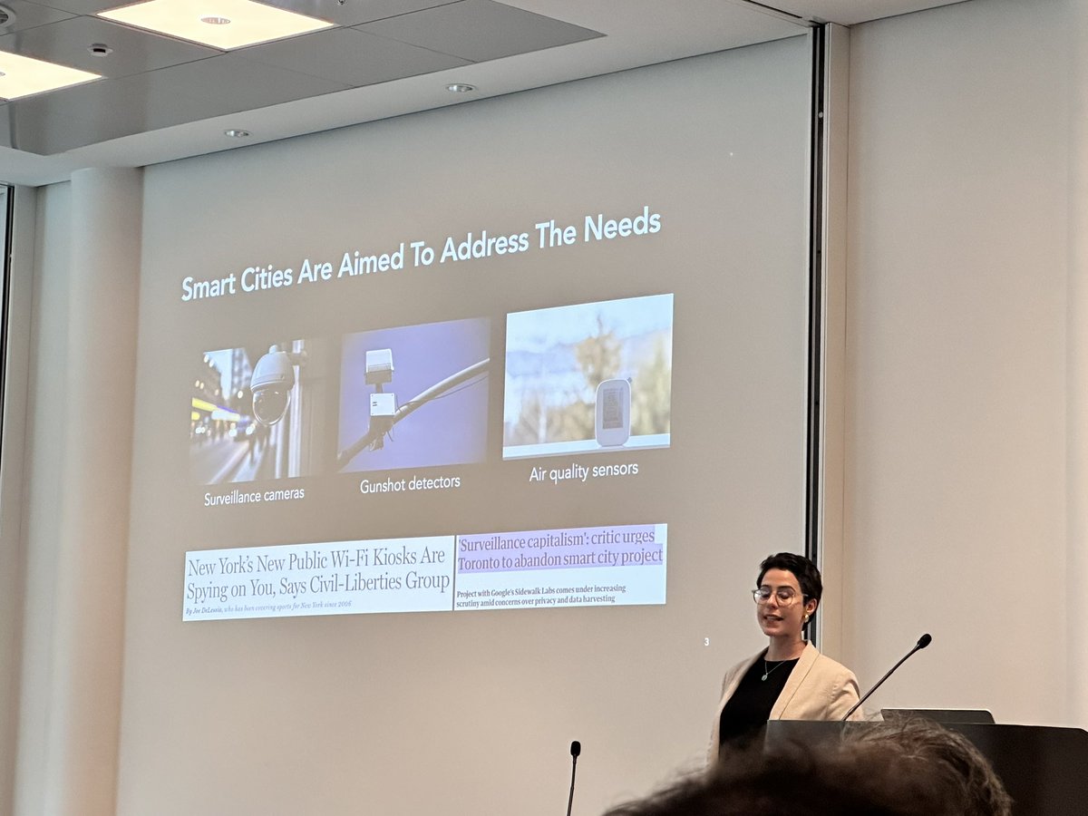 What are smart cities? What factors are people really concerned about from the privacy perspective! Impressive talk by @PNaeini Great work by Naeni et al. Including @yoshi_kohno @franziroesner 👏