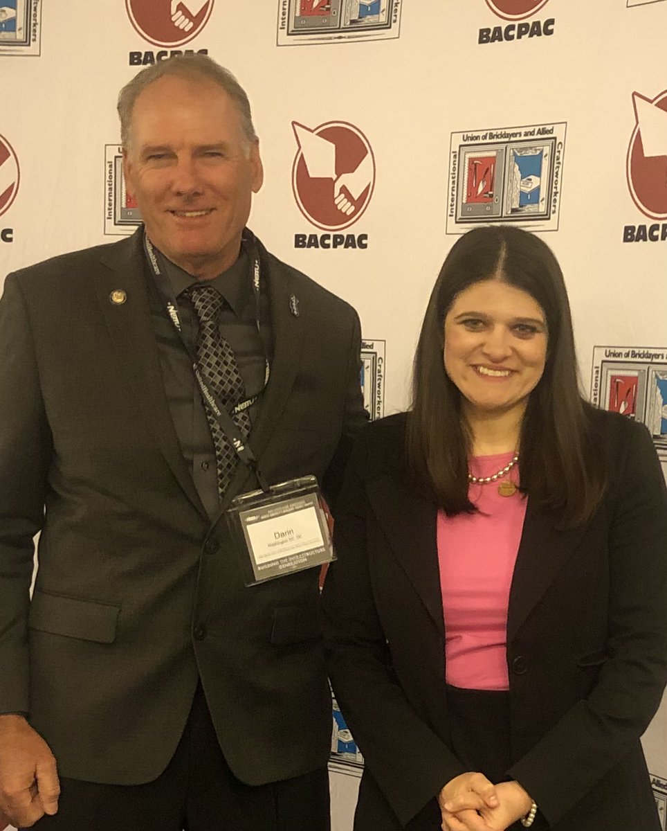 With Haley Stevens U.S. representative from Michigan's 11th congressional district. Thank you Representative Stevens for supporting working families!