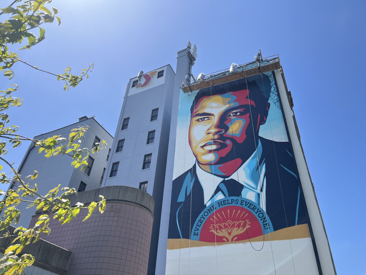 ARTxFM's tweet photo. Tonight's  Shepard Fairey OBEY GIANT artist talk at LVA is at capacity.  However,  ART FM is proud to bring it to you LIVE tonight beginning at 6 PM!    WXOX 97.1 FM and WXND 100.9 FM locally and worldwide on https://t.co/jQaMVpJOSR https://t.co/zrFWlEf483