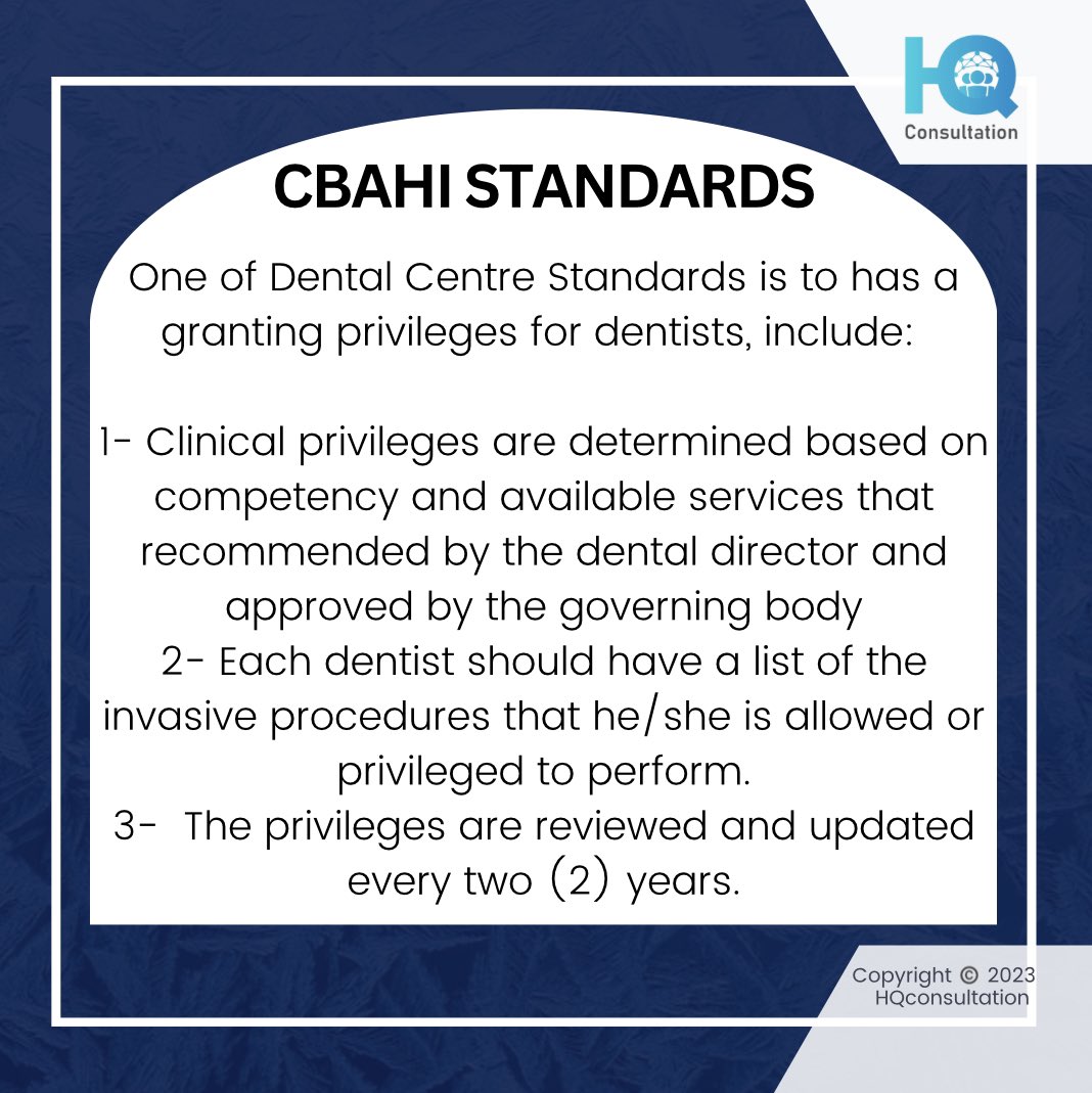 HQconsultation's tweet photo. #جودةالرعايةالصحية #جودةالرعاية #الجودة #الجودة_الشاملة #الاعتماد #الاعتمادالصحي #سباهي #الاعتماد_الصحي #CBAHI #accreditation #quality #dentalclinic #مراكز_طب_الأسنان https://t.co/orKWvw8Gg1