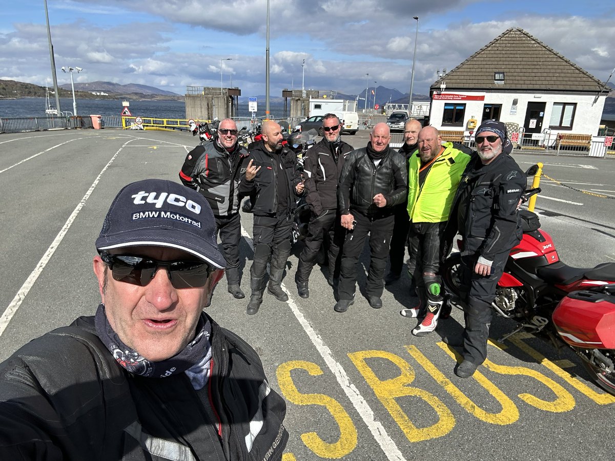 XJRT1964's tweet image. Armadale ferry port ⛴️ “we are in you” #highlandloop #jointheride