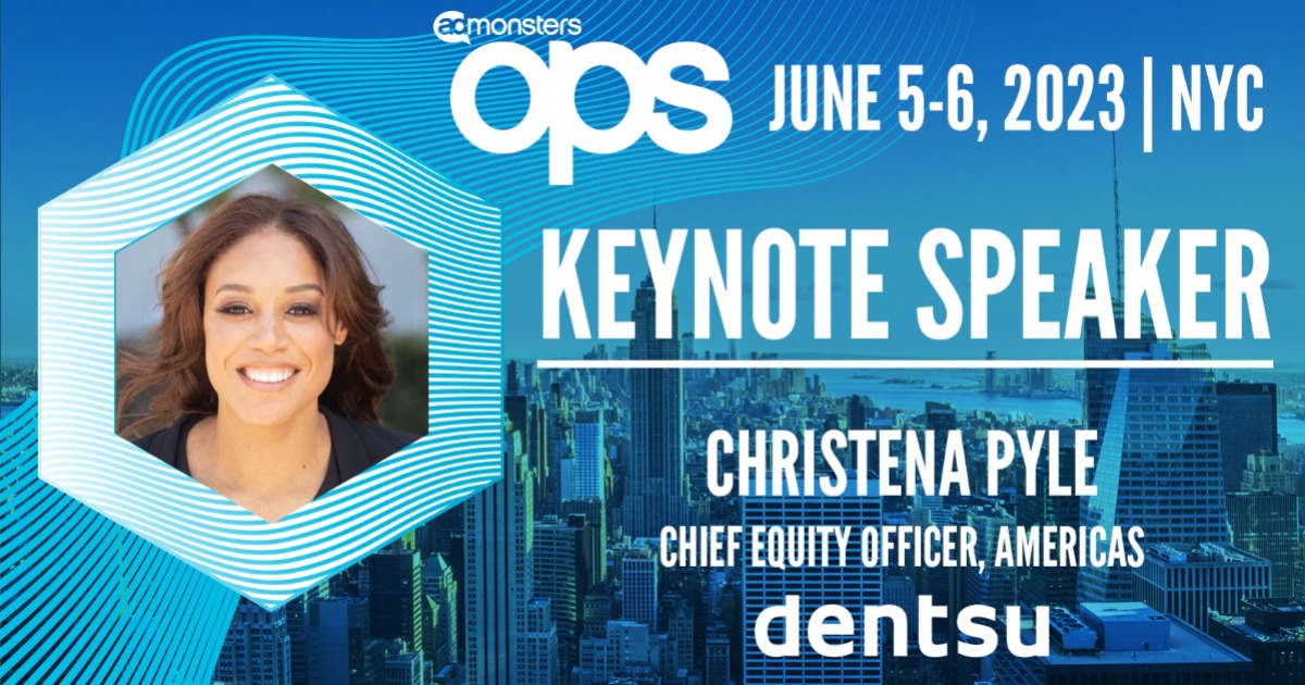 AdMonsters's tweet image. @cjpyle is the first Chief Equity Officer at @dentsuintl, and her skillset makes her above qualified to lead the fireside chat on leadership at AdMonsters Ops NY. Be sure to reserve a spot for this keynote.
#leadingthroughchange  #admosntersops

bit.ly/3L6HMtd