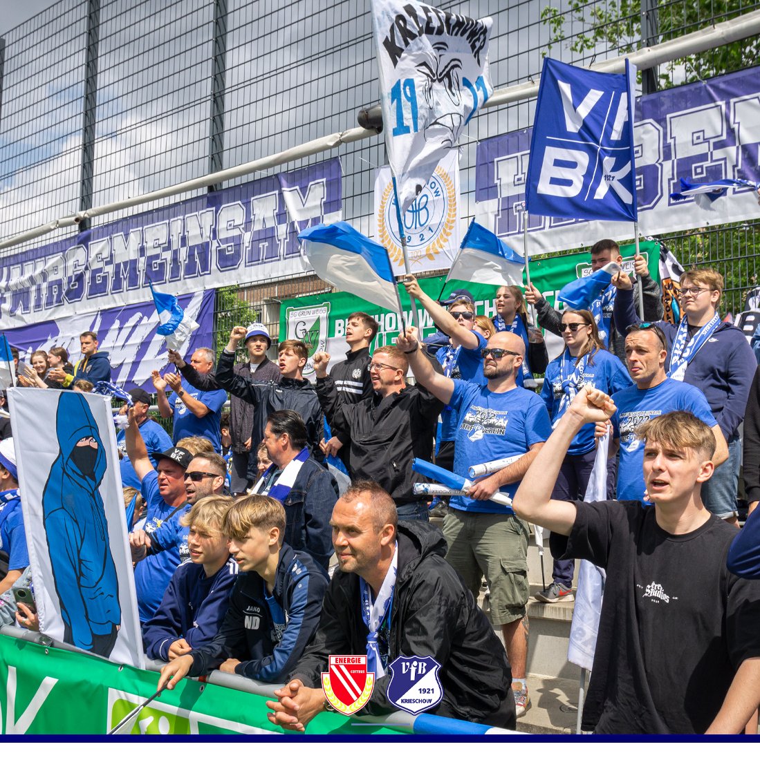1921Vfb's tweet photo. ▶️ Alle wichtigen Infos vor dem morgigen Pokalspiel 🆚️ @fc_energie_cottbus_official!
ℹ️ https://t.co/WfuEDKc8Ic
🔥 #wirgemeinsam wollen ein tolles Fussballfest in der Lausitz erleben!
//
#fcevfb https://t.co/q3uGn0Zk3a