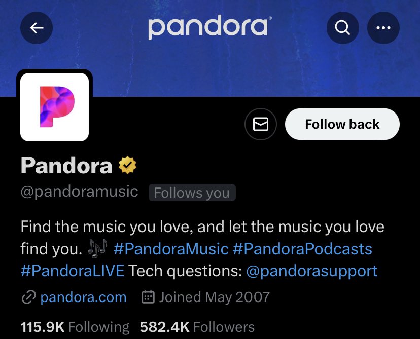 HottScedges's tweet photo. Uh did something happen with @pandoramusic where suddenly all of my thumbprint music is Censored / Radio edits? 

BTW shout out to Pandora for following me 😎 (unless you’re going to make all of the tracks radio edits) https://t.co/sDyEIlp4eL