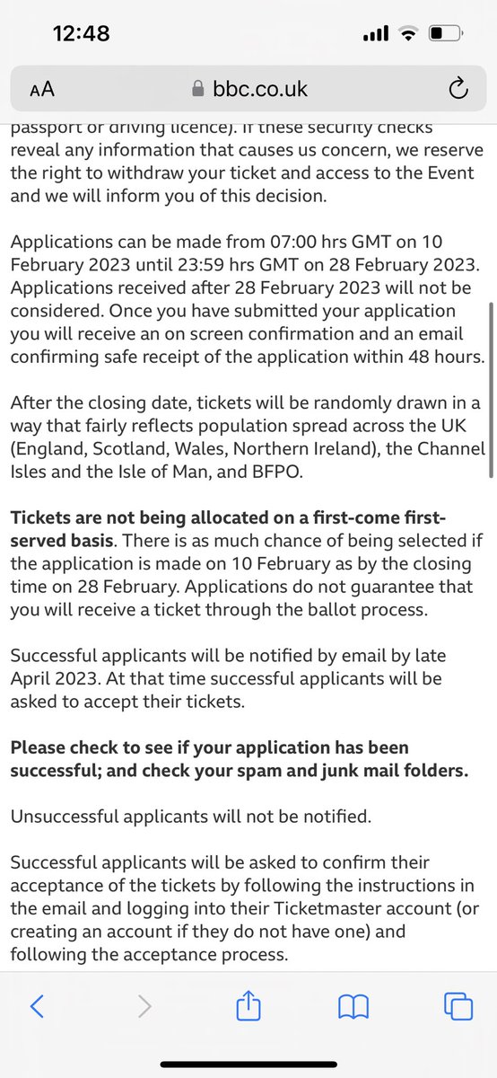 #CoronationConcert <a href="/TicketmasterCS/">Ticketmaster CS</a> <a href="/BBCNews/">BBC News (UK)</a>...So disappointed. This needs an explanation! It wasn't first come first serve. Felt so happy for a few seconds...🥺