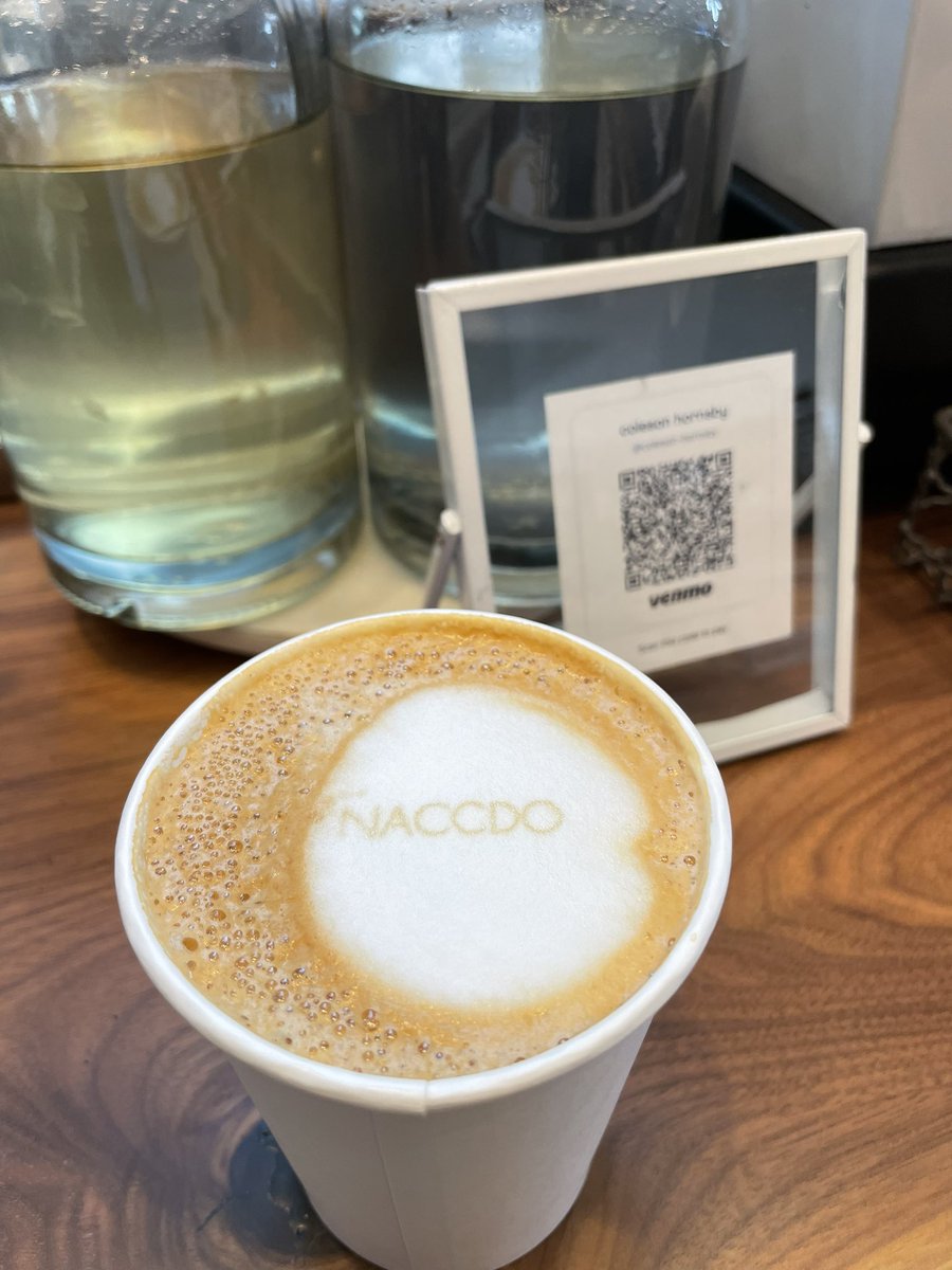 Seen at #NACCDOPAMN2023 (Thanks to Moore for sponsoring AND bringing the special coffee experience!) @naccdo_pamn