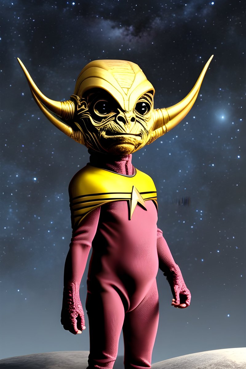 CutoutDonkey's tweet photo. Stable diffusion is trolling: #StarTrek #starwars #startrekvsstarwars #OOO #GodAI #surrealism #computationun #deleuze #OrderAI #AIArtworks #CrowdMind #GraffitiArt #AIArtwork #PlaygroundAI #AIkunst, #AI艺术 #人工智能艺术 #人工知能アート #AI画像生成 #AI芸術 #AI美術 https://t.co/HZJUnpc6Na