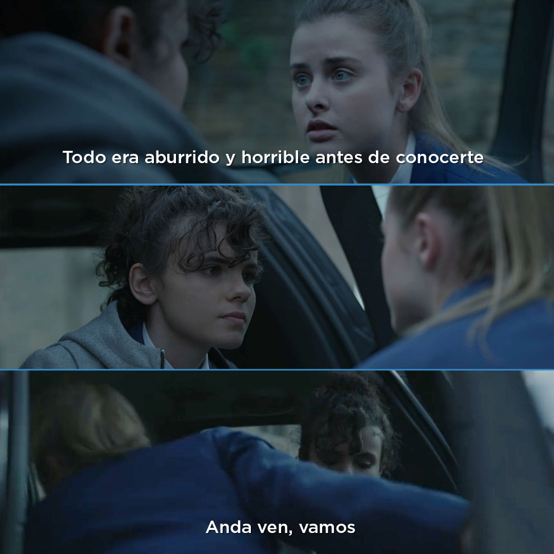 Martina sí que sabe cómo ganarse a Adèle. #ElInternadoLasCumbres