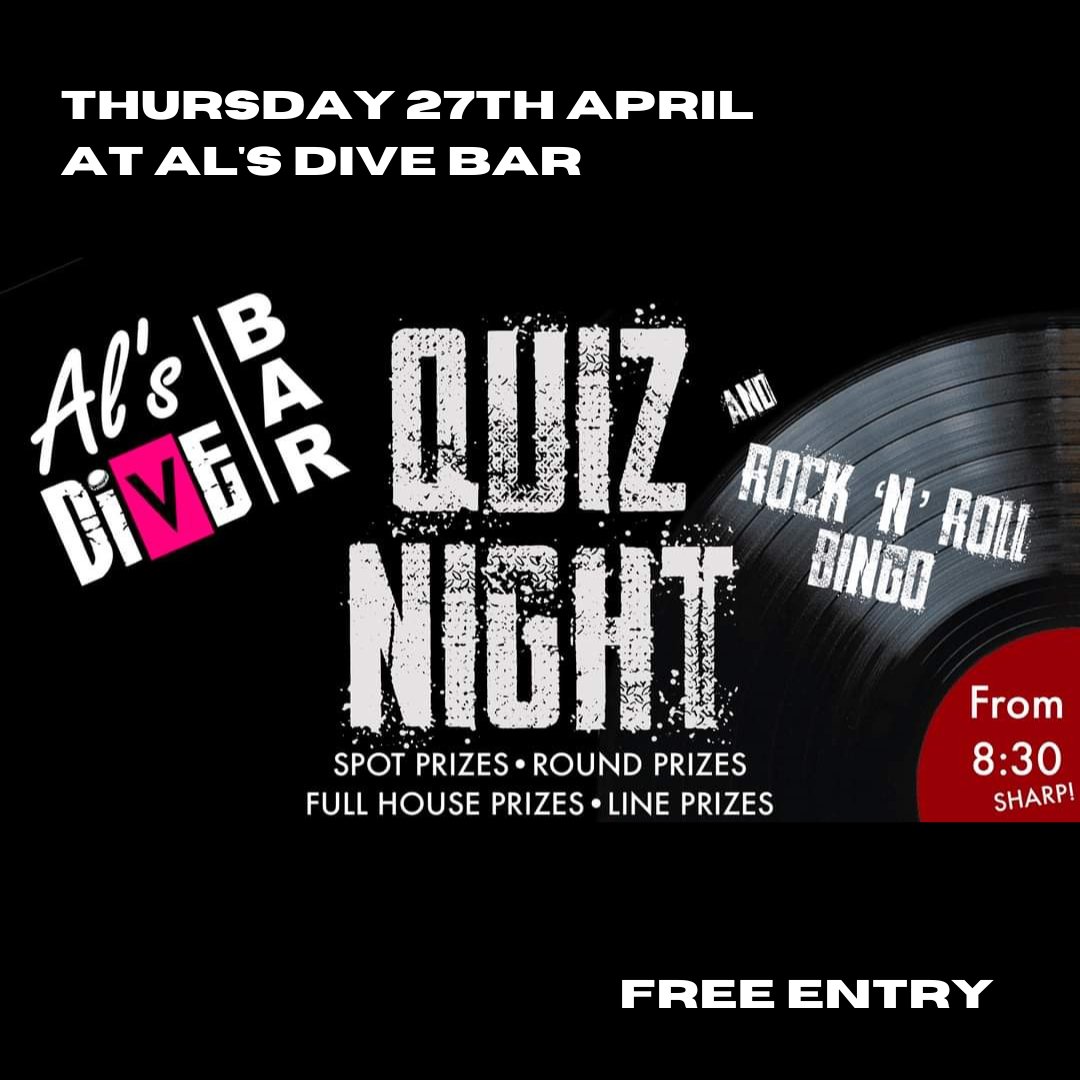 This Thursday at Als Dive Bar, Bradford 🥳🥳🥳