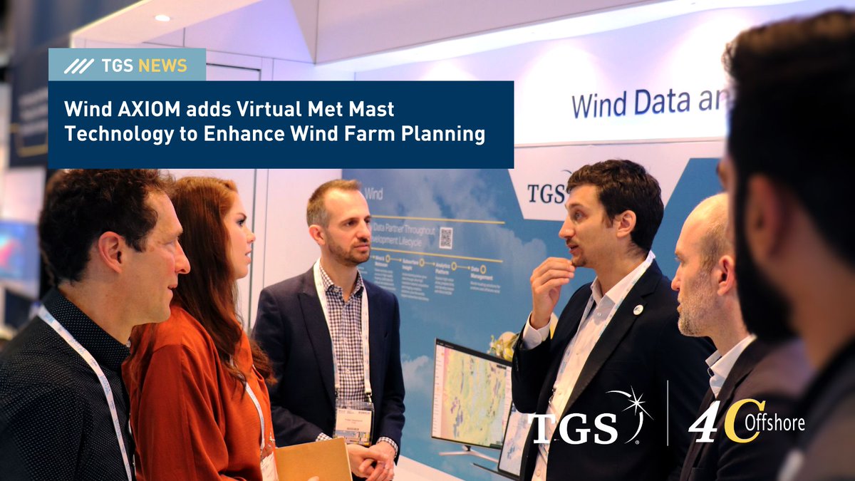 4COffshoreNews's tweet photo. TGS and @3E_renewables have announced a strategic collaboration to enhance wind farm planning with Virtual Met Mast (#VMM) technology in Wind AXIOM. Read more: https://t.co/K1mz2U3Vvf

#WindEurope2023 #TGS #SeeTheEnergy #EnergyData #windenergy #offshorewind https://t.co/b13MauXb8a
