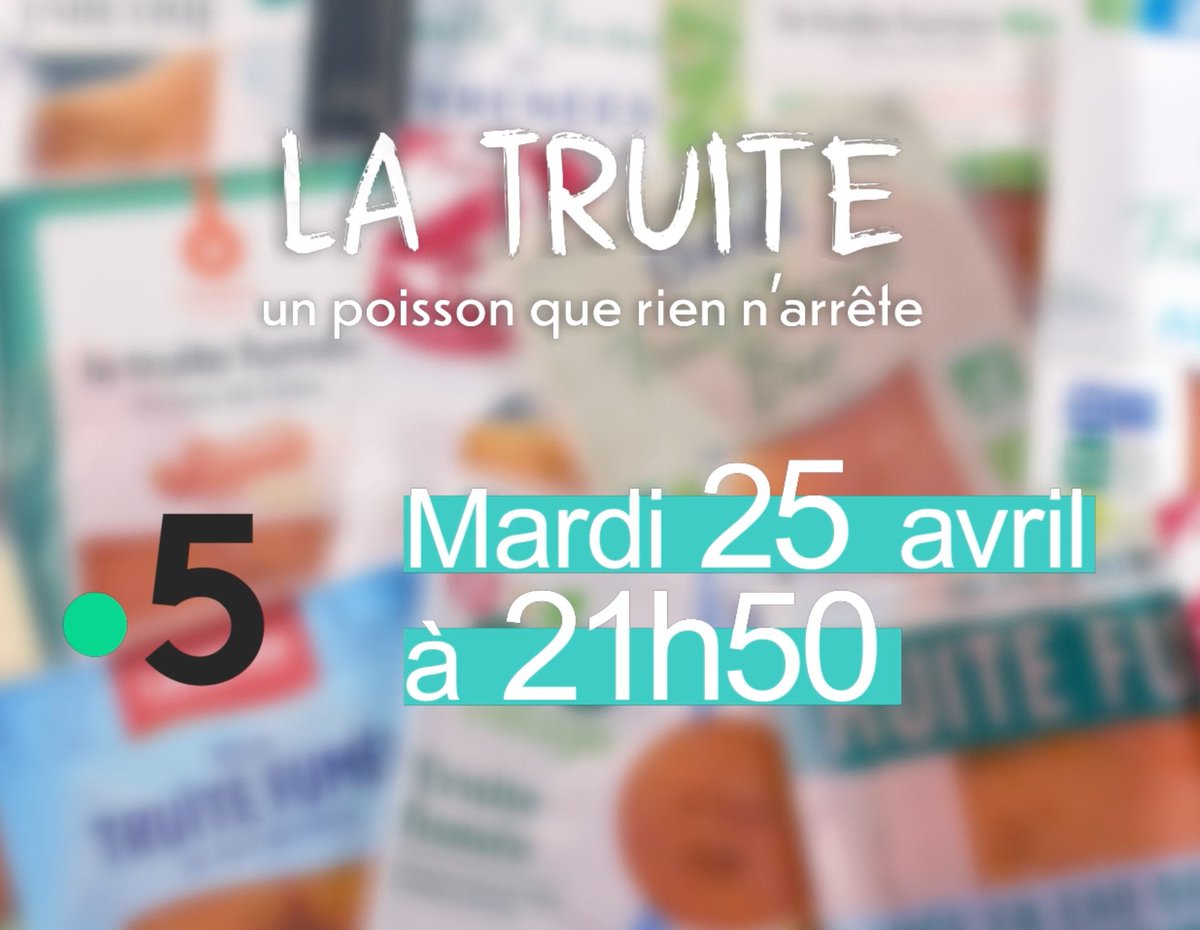 Une saveur fine, une production locale, un prix abordable : la truite a tout pour plaire. En apparence... Découvrez les secrets de cette filières, ce  soir 21h50 @France5tv "La truite, un poisson que rien n'arrête" de <a href="/clemchampiat/">Clément Champiat</a>
