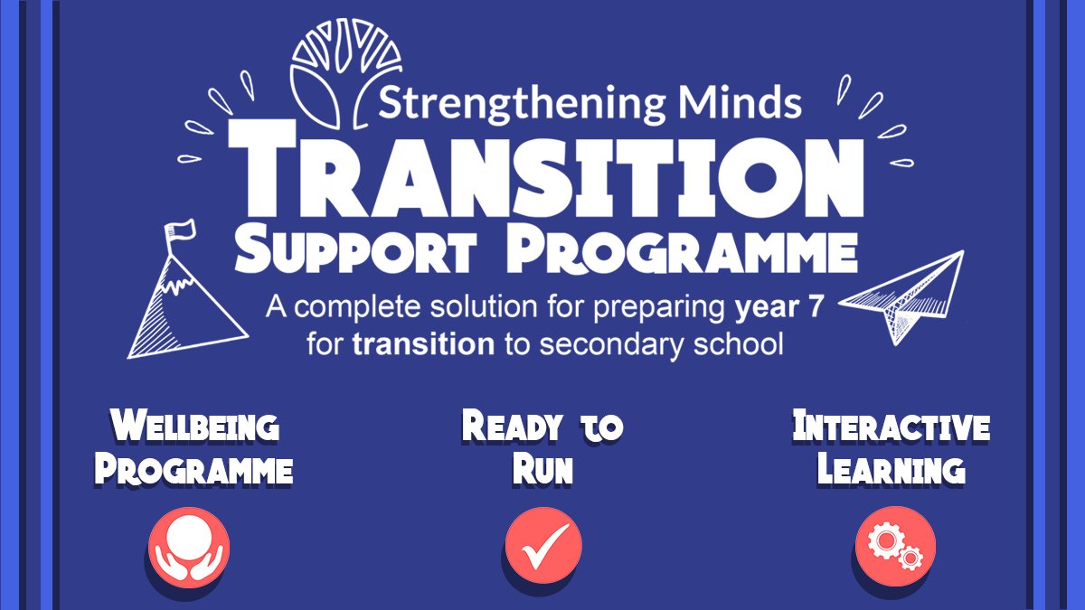 After its success last year, we are excited to announce that our Yr7 Transition Support Programme is back! With 10 exciting lessons, activity-packed workbooks and meaningful wellbeing support, this really is the perfect way to support Yr7 in Sept. Get in touch for a 14-day trial!