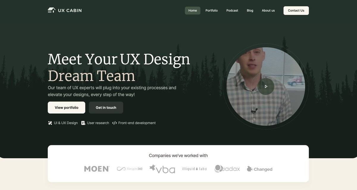 SethCoolen's tweet photo. 🥁🥁 🥁 

After years of neglect, we've finally gotten around to launching our new @uxcabin site!  

This finally encompasses an authentic view of who we are, what we do, and the results we can bring 💪

We're open for projects starting mid-may 🥳 https://t.co/bfhkhzFbeJ