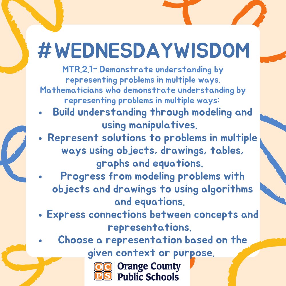 K5MathOCPS's tweet photo. Feedback in the classroom sounds like: “Can you solve this another way?”

*Please refer to the FL DOE B1G-M document for further information regarding student and teacher actions that align with each MTR. https://t.co/IWVfeGRNFz