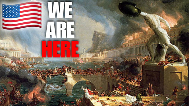 LukeMikic21's tweet photo. Will the US Empire collapse the same the Roman Empire did?🇺🇸

🚨Gradually then suddenly🚨

🧵Time for a thread🧵

1/8 https://t.co/LkvPhQxU3O