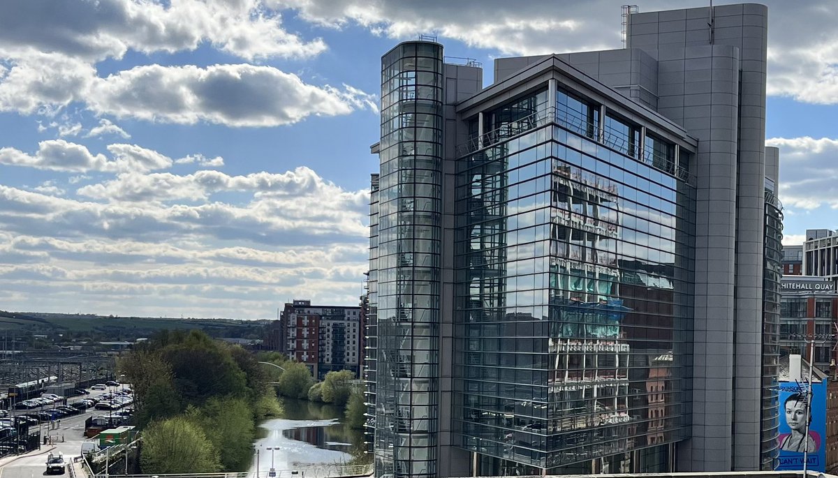 UCISA_DEG's tweet photo. It’s a glorious afternoon in Leeds. Final preparations underway for #UDigCap tomorrow. https://t.co/2tJILsYZiJ