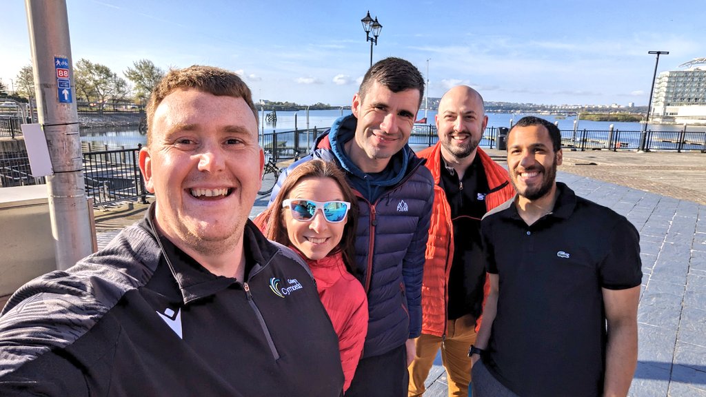 Really enjoyed walking around Cardiff Bay, meeting a number of staff in FE and raising the profile of all things #activewellbeing in #furthereducation