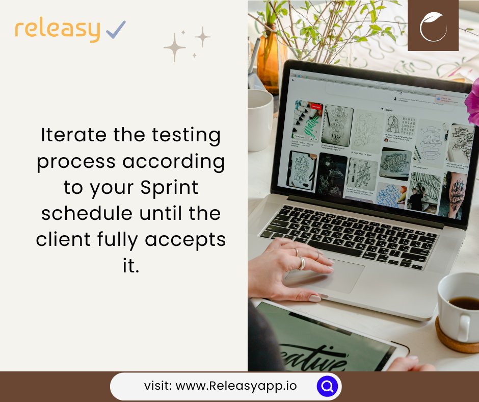 releasycorp's tweet photo. lterate the testing Process According to your sprint schedule until the client fully accept it
#developers #freelancers #engineer #technology #software #test #accepteance #releasy #client #admin #releasy https://t.co/Re3iHZOYAY