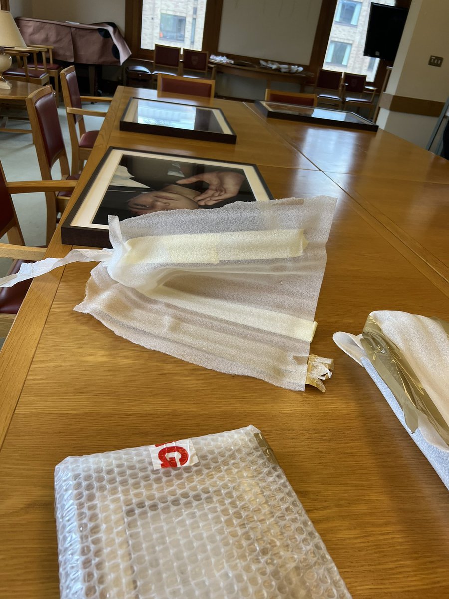 Saying a fond farewell to Hannah Lister’s exquisite artworks as her Signs for the Living exhibition finishes. The memorable images filled The Combination Room with beauty and intrigue. A worthy <a href="/WolfsonCam/">Wolfson College</a> <a href="/royalacademy/">Royal Academy</a> Schools Graduate Prize winner!