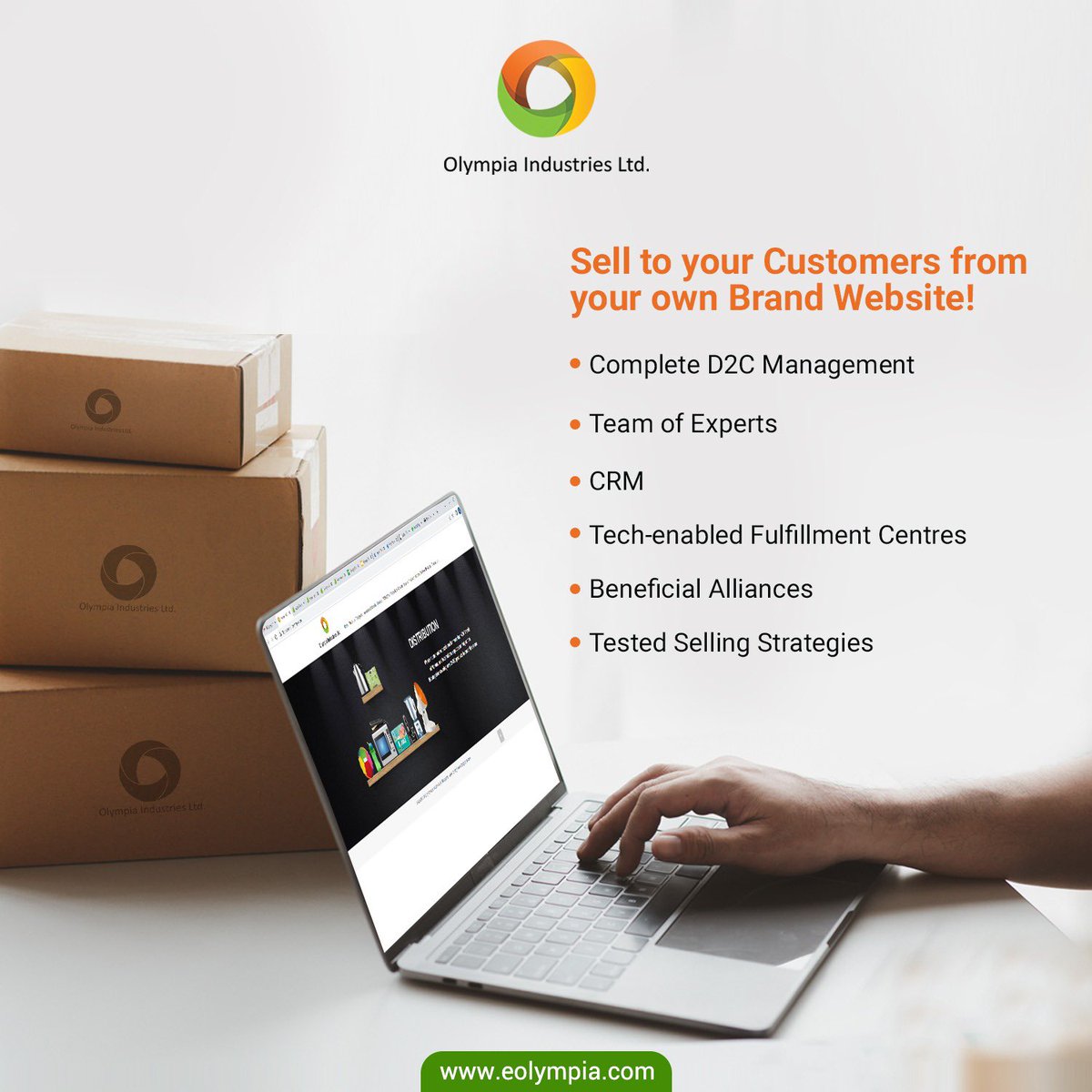 Olympia_Ind's tweet photo. Having one’s own brand website is a success in itself and selling successfully via it is a cherry on the cake. Explore the peaks of sales by having your own unique brand store created. Access your customer base smoothly, without a fuss✨ 

#brandstore #onlineshop #onlineshopping https://t.co/PxL0ggsF4S
