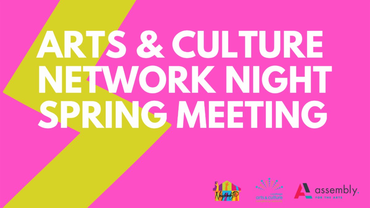 Connect with artists, arts organizations, art educators, and other creative people from across Cuyahoga County this Thursday (4/27) at the Arts &amp; Culture Network Night!

Hosted by <a href="/NeighborUpCle/">Neighbor Up Cle</a>, <a href="/AssemblyCle/">Assembly for the Arts</a>, and <a href="/CuyArtsC/">CuyahogaArts&Culture</a> 

Register here: eventbrite.com/e/arts-culture…