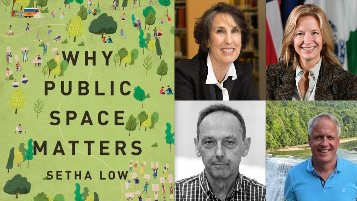 This Wed (4/26, 6:30p) don't miss "The Future of Public Space in NYC" feat. <a href="/sethalow/">Setha Low</a>; Susan M. Donoghue, <a href="/NYCParks/">NYC Parks</a> commissioner; Erik Kulleseid, <a href="/NYstateparks/">NY State Parks</a> commissioner; moderated by David Burney, <a href="/PrattInstitute/">Pratt Institute</a> - reserve to join in person or online: gc.cuny.edu/events/future-…