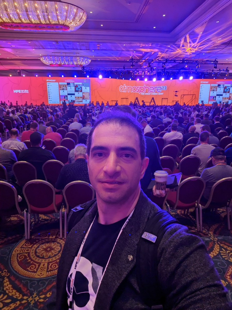 fsakkal's tweet photo. Quick! Make sure you grab a seat, this thing is filling up pretty fast! Excited to see what's coming next at the #ArubaAtmosphere keynote!
Catch it on youtube: https://t.co/H6HVU0L2sv https://t.co/aLdkNxmX24