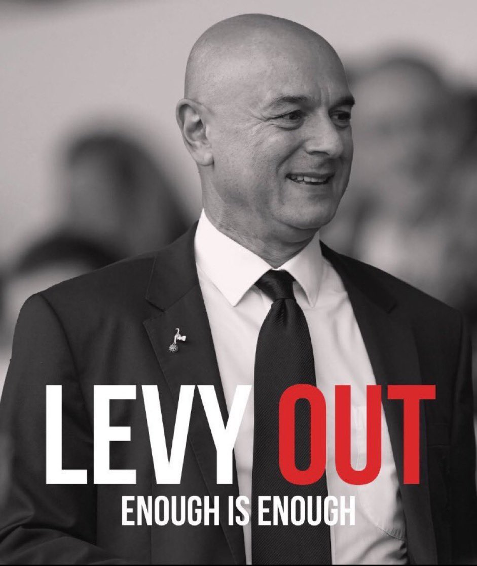 🗣️| <a href="/TelegraphSport/">Telegraph Sport</a> 

"The clubs official social media channels have been with littered ‘Levy Out. Enough is Enough.’ replies to their posts"

The media are starting to take notice. Keep it up everyone.